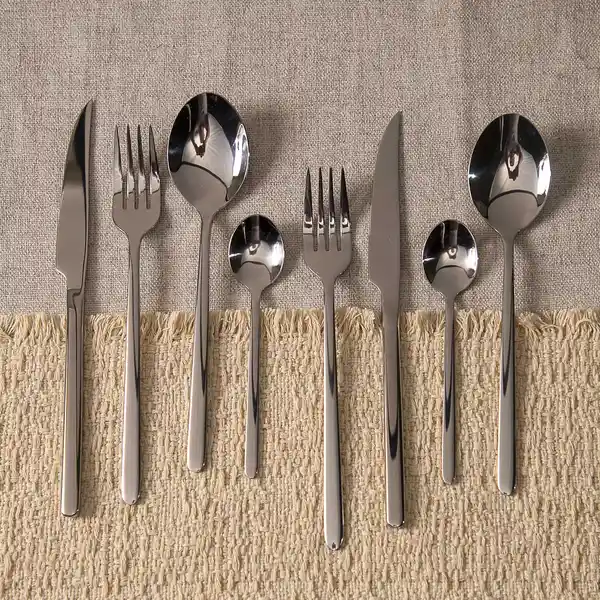 Set de Cubiertos Alton Plateado Ambiente Gourmet