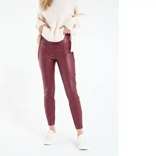 Pantalón Marley Mujer Rojo Syrah Ultraoscuro L 532E340 Naf Naf