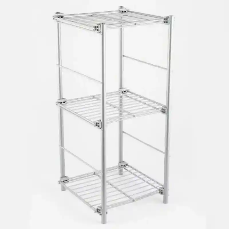 Estantería Metaltru. Color Gris. Material Metal. Tres Niveles. 45. 5 x 66 x 30  cm. Sku 210094. Sku 789645974747