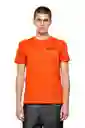 Diesel Camiseta Para Hombre T-Diegos-B5 Naranja Talla L