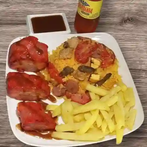 Combo con Costillas Bbq Personal