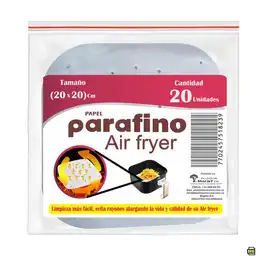 Parafino Papel para Airfryer