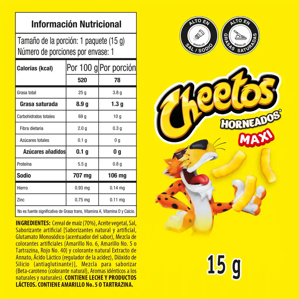 Cheetos Snack Horneados