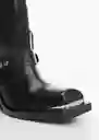 Botines Peter Negro Talla 42 Mujer Mango