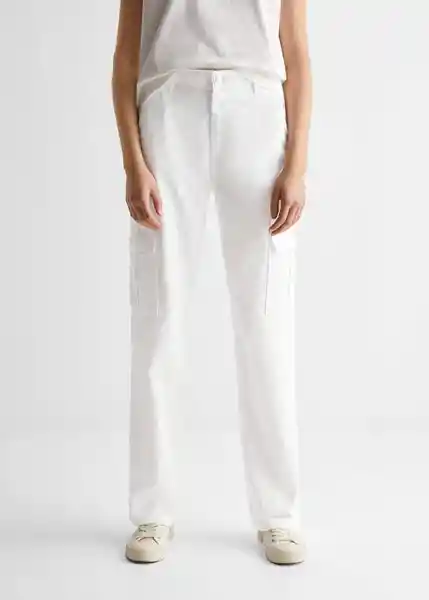 Pantalón Jean New Cargo Off White Talla 22 Mango Teen Girl Mango