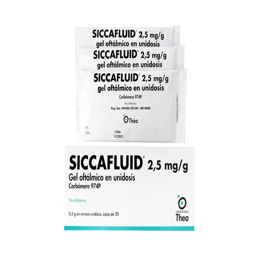 Siccafluid Vía Oftálmico (2,5Mg/G)