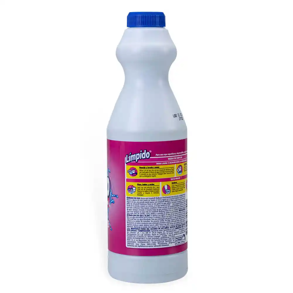 Blanqueador Multiusos Límpido Floral Botella 460 ml