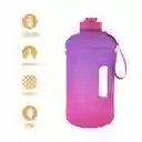 Vaso Plástico Púrpura y Rosa 2100 mL Miniso