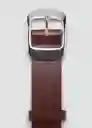 Cinturón Ringo Marron Talla M Mujer Mango
