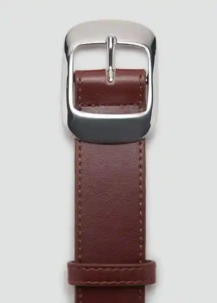 Cinturón Ringo Marron Talla M Mujer Mango