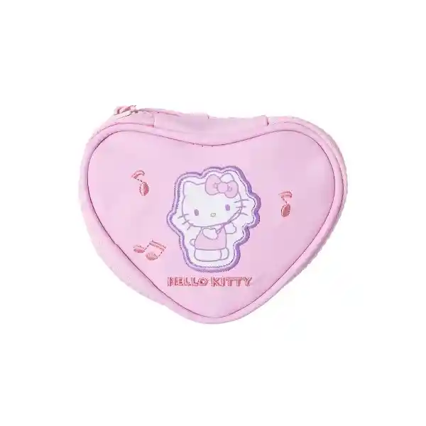 Monedero Con Corazón Bordado Hello Kitty Serie Sanrio Miniso