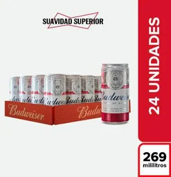 Budweiser Cerveza Rubia Tipo Lager