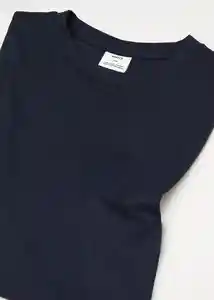Camiseta Cherlo Navy Talla XS Hombre Mango