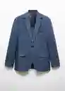 Blazer Americana Salerno Indigo Talla 46 Hombre Mango