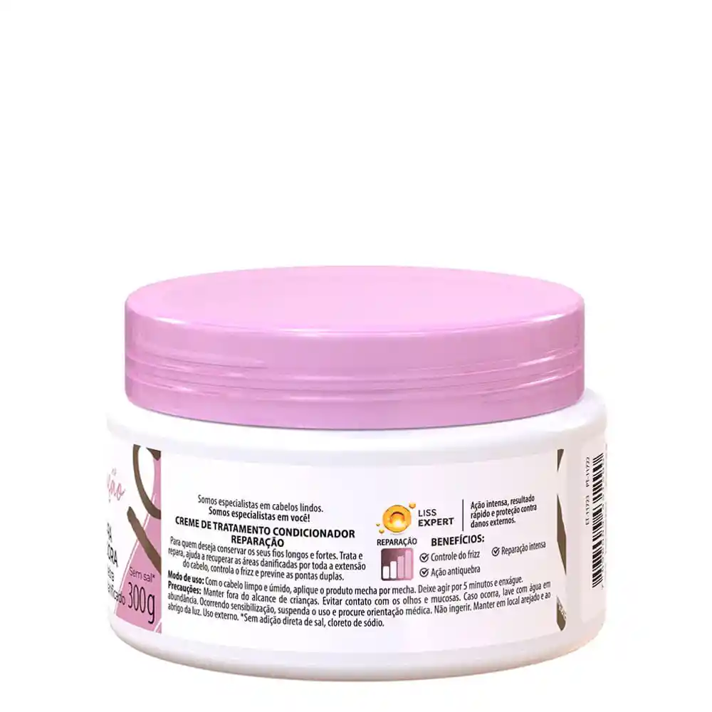 Salon Line Tratamiento Capilar Liso Muito + Longo 300 mL