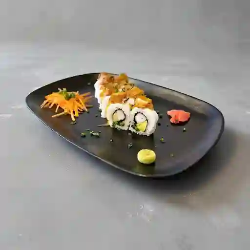 Roll trufa y langostinos