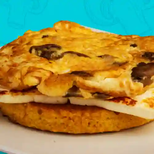 Arepa con Queso Cuajada Omelette