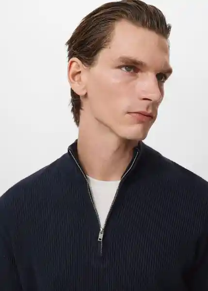 Jersey Antiguap Navy Talla L Hombre Mango