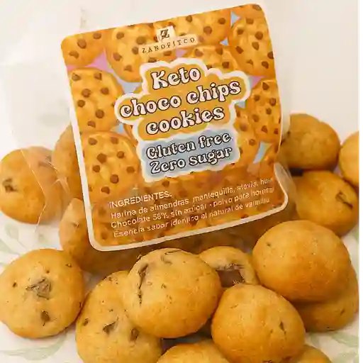 Galletas keto choco chips x6 und
