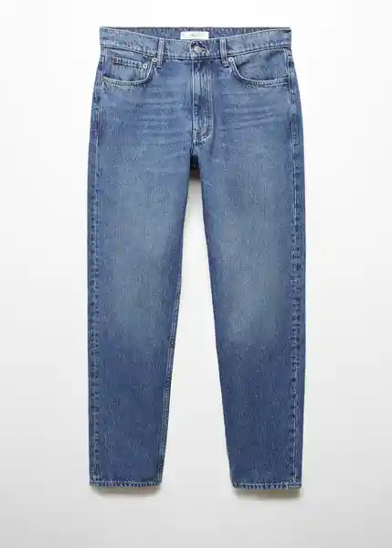 Jean Bob Tejano Oscuro Talla 40 Hombre Mango