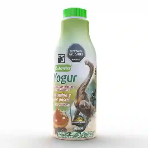 Colanta Yogur Entero Arequipe Pasas