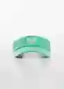 Gorra Mtcvis Verde Talla 99 Mujer Mango