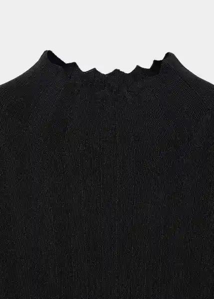 Top Uranio Negro Talla XL Mujer Mango