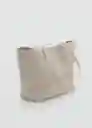 Bolso G Maribel Crudo Talla 99 Mujer Mango