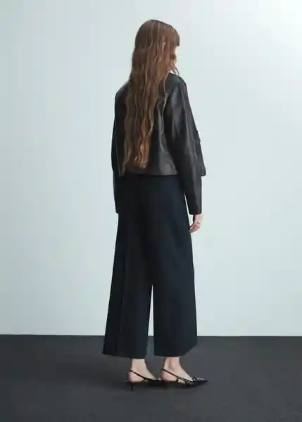 Pantalón Nina Navy Talla 44 Mujer Mango