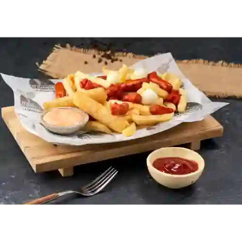Salchipapa Mixta