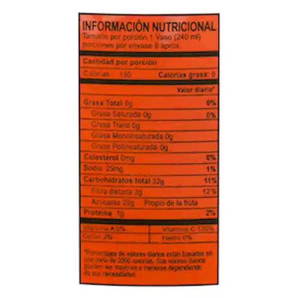 Tunez Jugo de Mandarina