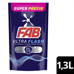 Fab Detergente Líquido Ultra Flash