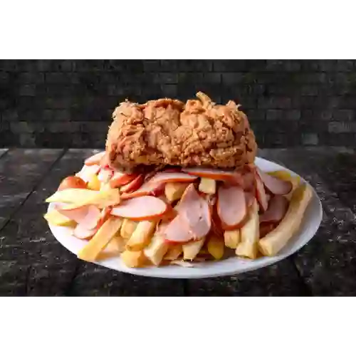 Combo Salchi Presa + Brisa Maracuyá 600 ml