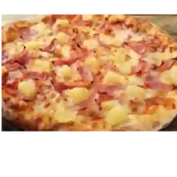 Pizza hawaiana pequeña