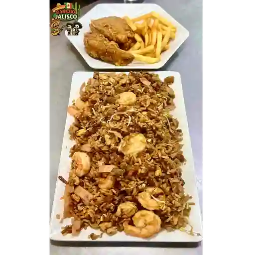 Arroz oriental familiar