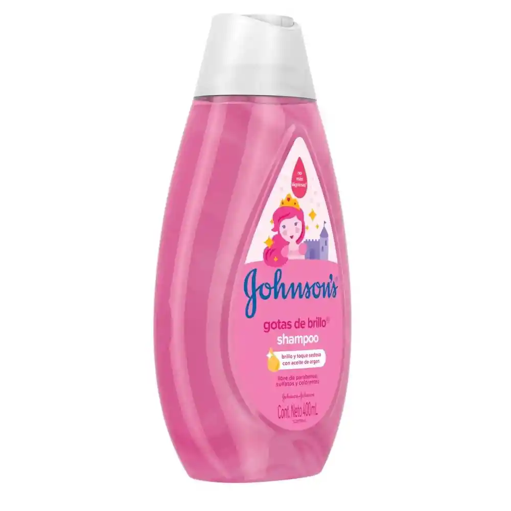 Shampoo Johnson Baby Gotas De Brillo X 400 Ml