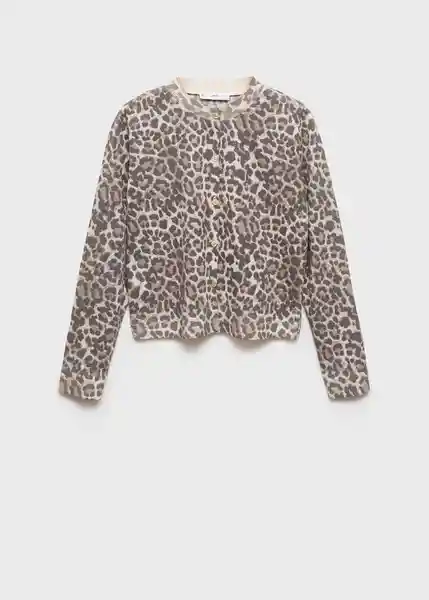 Cárdigan Carry Camel Talla XS Mujer Mango