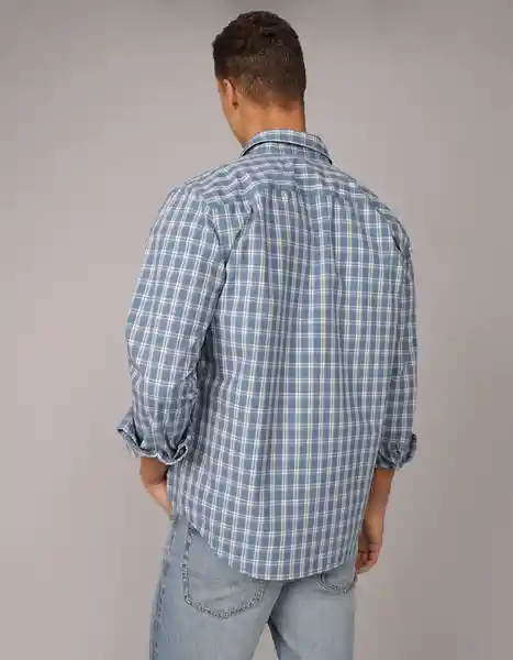 Camisa Hombre Azul Talla: SMALL 2722453 American Eagle