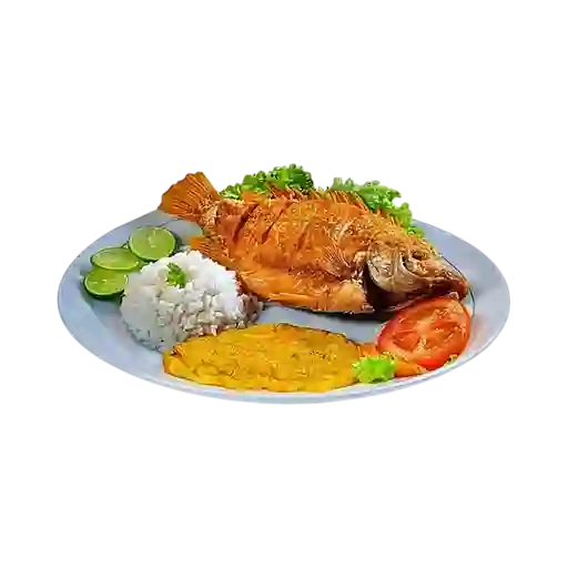 Bandeja con Mojarra