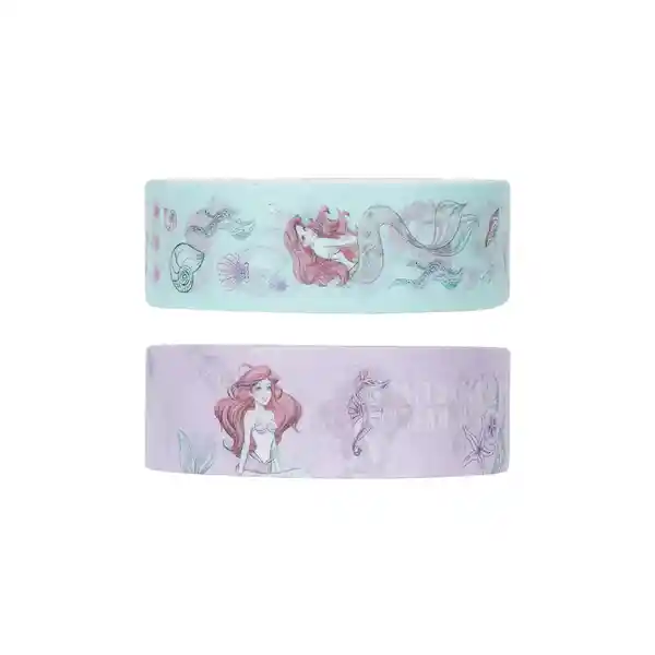 Cinta Adhesiva Rollos Disney la Sirenita Miniso