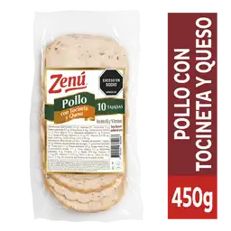 Pollo Con Tocineta y Queso Zenu