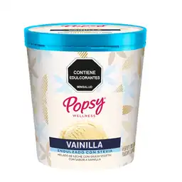 Popsy Helado Vainilla Endulzado Con Estevia