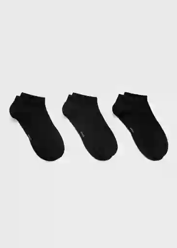 Calcetines Minitobi Negro Talla 42 Hombre Mango
