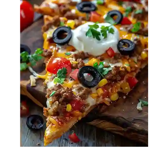 Taco pizza. 8pz