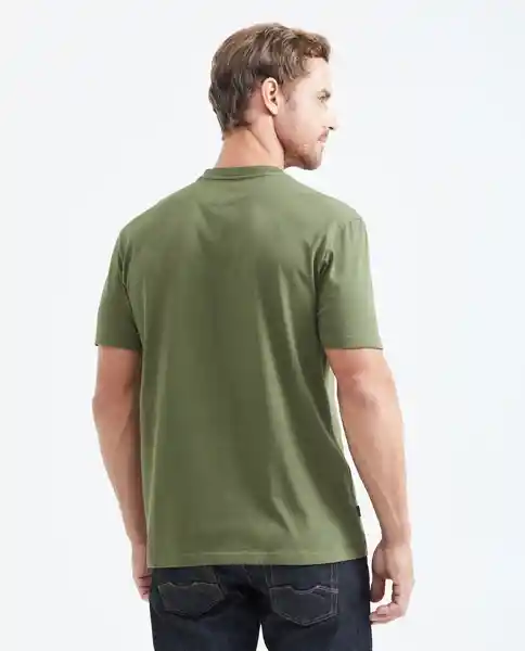 Camiseta Basic Masculino Verde Galeras Ultraoscuro M Chevignon