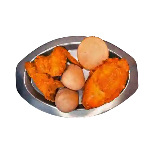 1/4 Pollo Broaster Pechuga y Ala