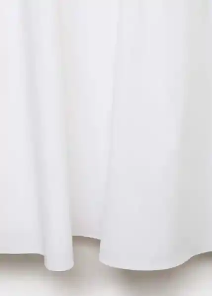 Vestido Wispa Blanco Talla S Mujer Mango