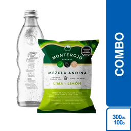 Combo Mezcla Andina Lima Limon+Bretana Soda Bretana Vidrio
