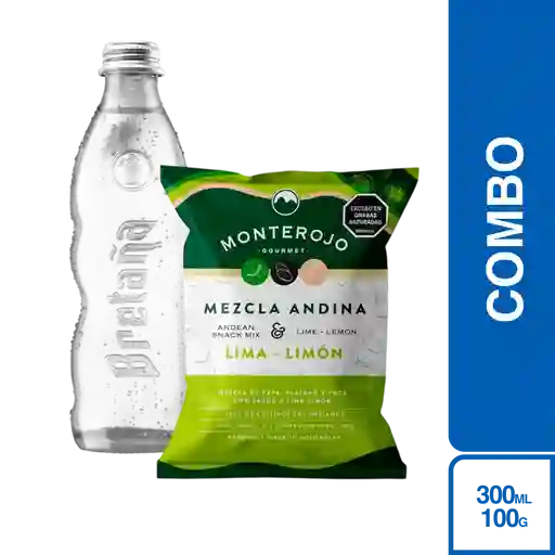 Combo Mezcla Andina Lima Limon+Bretana Soda Bretana Vidrio