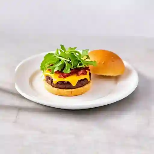 Mini burger pepper jack